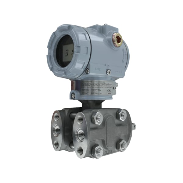 Smart differential pressure transmitter, range 0-6" w.c.